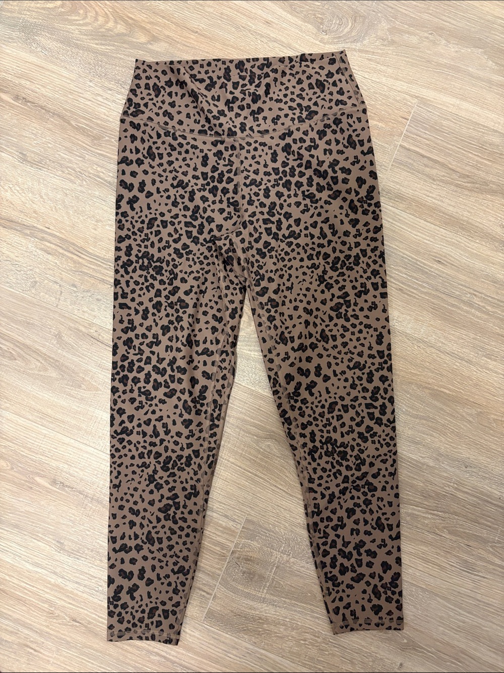 Abercrombie & Fitch Brown Leopard Print Leggings